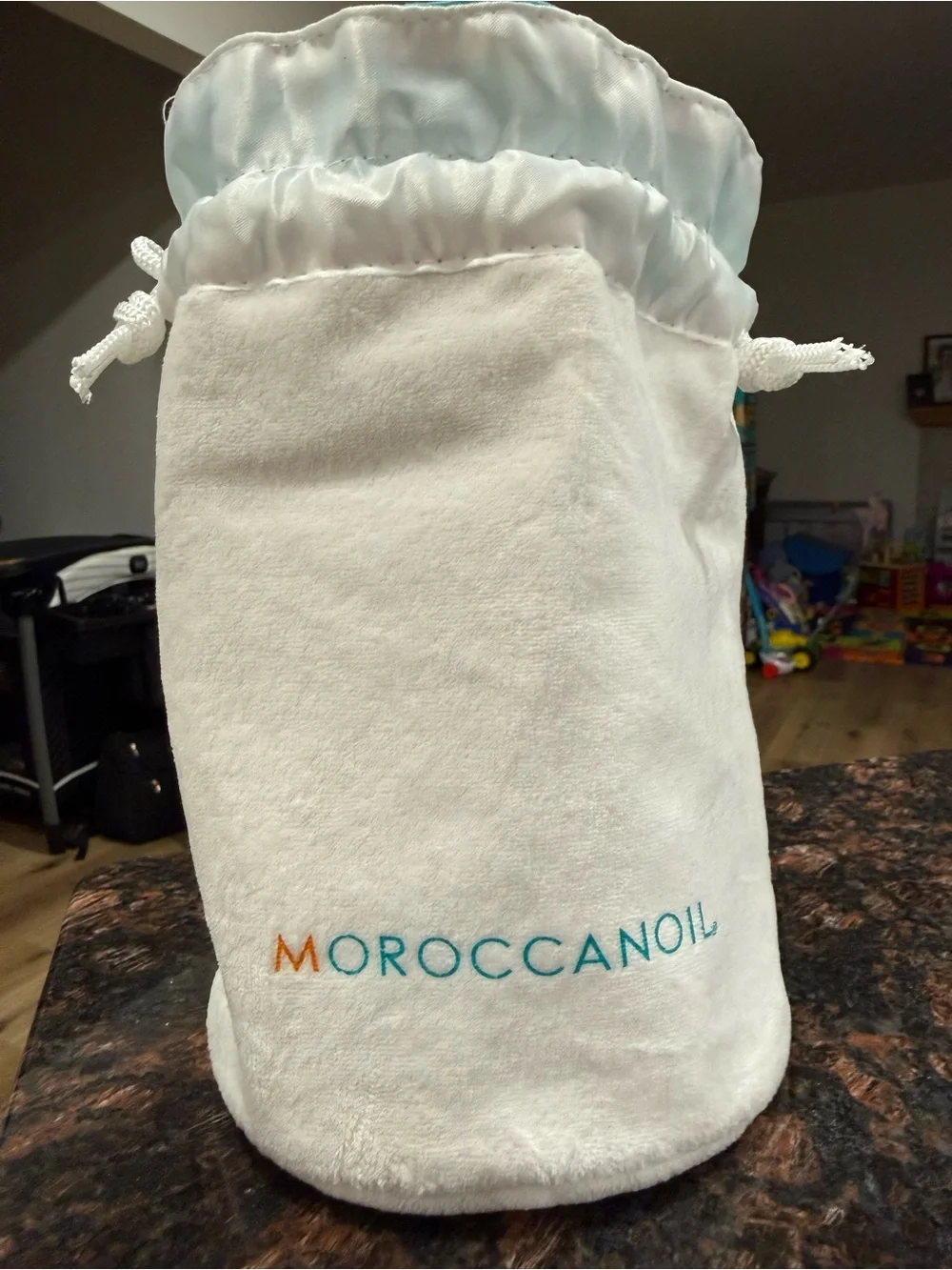 Moroccan Oil Drawstring Bag